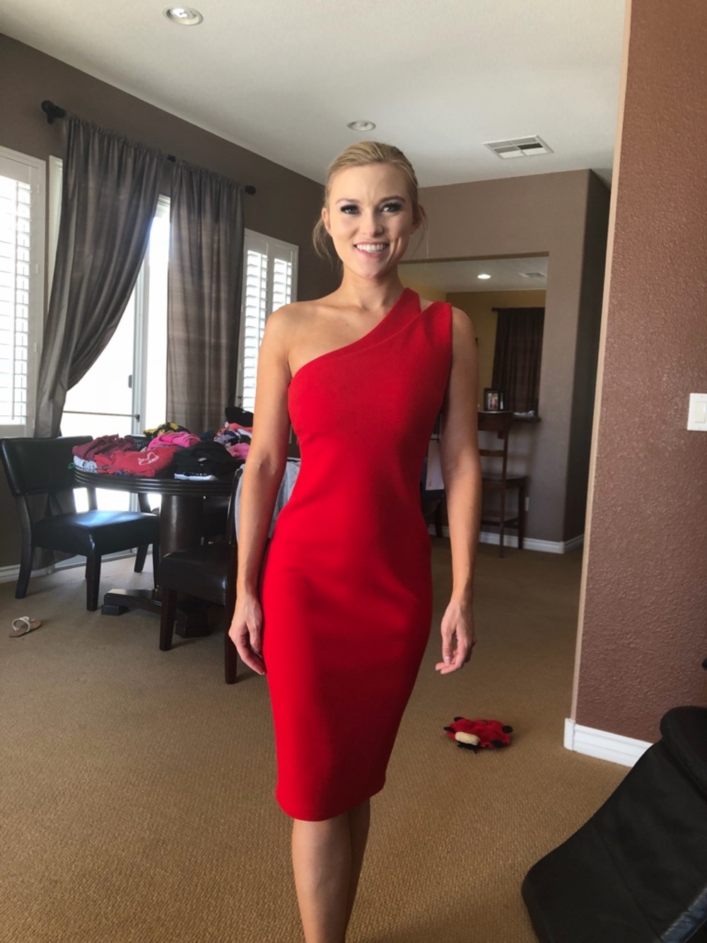Bailey 44 One-Shoulder Red Dress